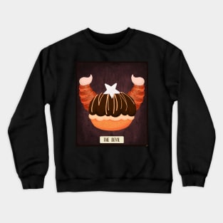 Dessert Tarot card-The Devil Crewneck Sweatshirt